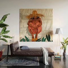 83 Oranges Bohemian Vacay Wood Wall Mural