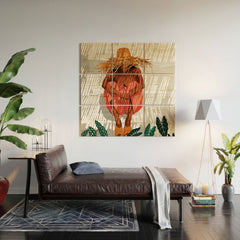 83 Oranges Bohemian Vacay Wood Wall Mural