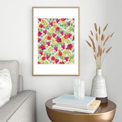 83 Oranges Bon heur Metal Framed Art Print