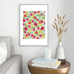 83 Oranges Bon heur Metal Framed Art Print