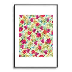 83 Oranges Bon heur Metal Framed Art Print