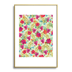 83 Oranges Bon heur Metal Framed Art Print