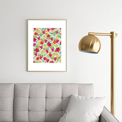 83 Oranges Bon heur Metal Framed Art Print