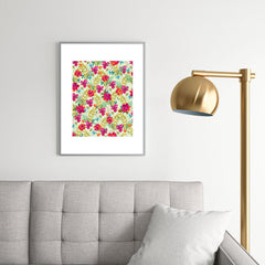 83 Oranges Bon heur Metal Framed Art Print