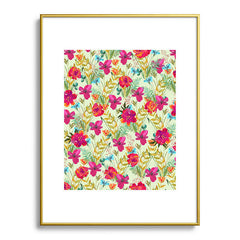 83 Oranges Bon heur Metal Framed Art Print