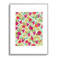 83 Oranges Bon heur Metal Framed Art Print