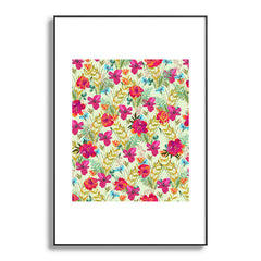 83 Oranges Bon heur Metal Framed Art Print