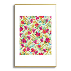 83 Oranges Bon heur Metal Framed Art Print