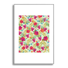 83 Oranges Bon heur Metal Framed Art Print