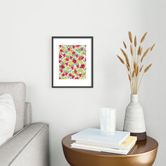 83 Oranges Bon heur Metal Framed Art Print