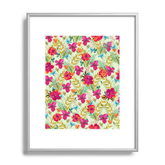 83 Oranges Bon heur Metal Framed Art Print