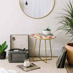 83 Oranges Bon heur Round Side Table