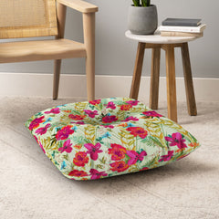 83 Oranges Bon heur Floor Pillow Square