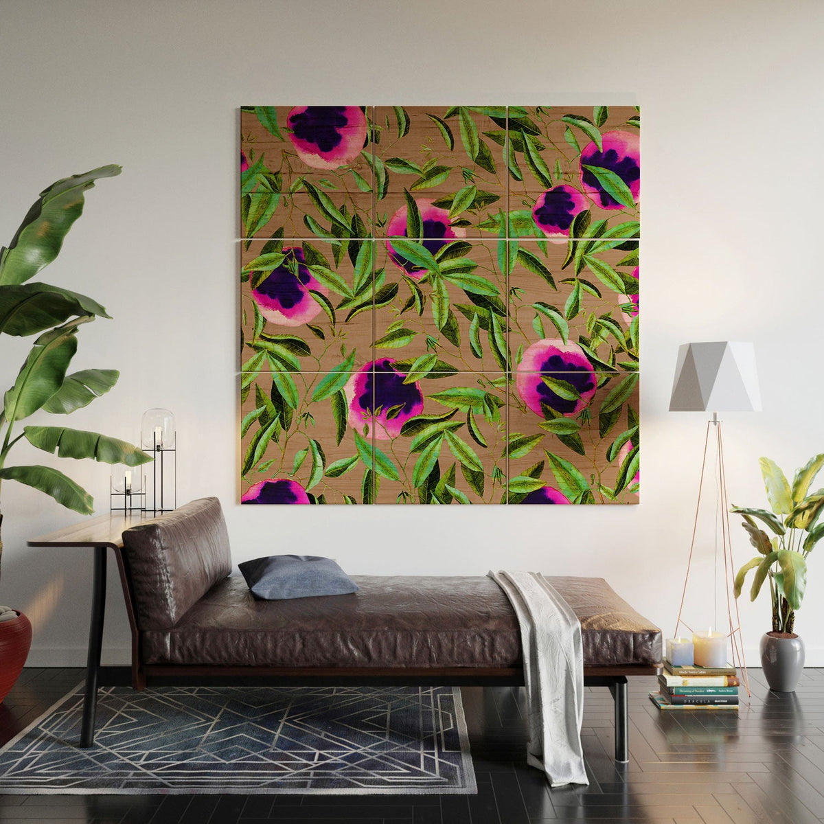 83 Oranges Bon Vivant Wood Wall Mural