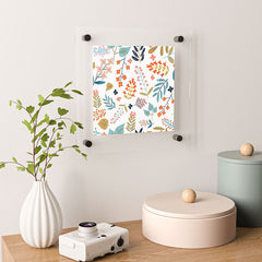 83 Oranges Botanical Harmony Floating Acrylic Print