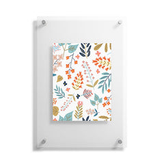 83 Oranges Botanical Harmony Floating Acrylic Print
