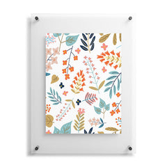 83 Oranges Botanical Harmony Floating Acrylic Print