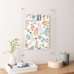 83 Oranges Botanical Harmony Floating Acrylic Print
