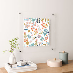 83 Oranges Botanical Harmony Floating Acrylic Print