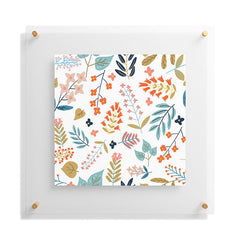 83 Oranges Botanical Harmony Floating Acrylic Print