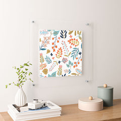 83 Oranges Botanical Harmony Floating Acrylic Print