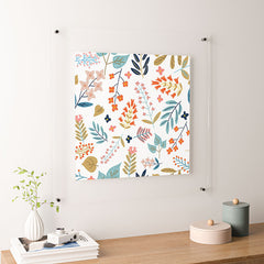 83 Oranges Botanical Harmony Floating Acrylic Print