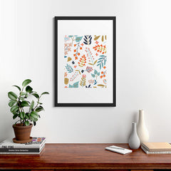 83 Oranges Botanical Harmony Framed Art Print