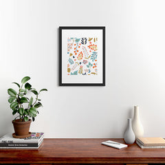 83 Oranges Botanical Harmony Framed Art Print