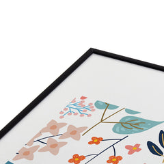 83 Oranges Botanical Harmony Metal Framed Art Print