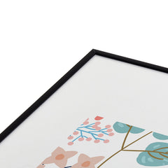 83 Oranges Botanical Harmony Metal Framed Art Print