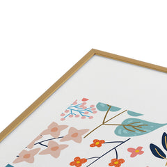 83 Oranges Botanical Harmony Metal Framed Art Print