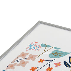83 Oranges Botanical Harmony Metal Framed Art Print