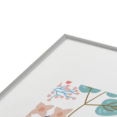 83 Oranges Botanical Harmony Metal Framed Art Print