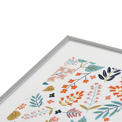 83 Oranges Botanical Harmony Metal Framed Art Print