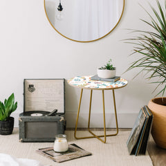 83 Oranges Botanical Harmony Round Side Table
