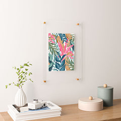 83 Oranges Botanicalia Floating Acrylic Print
