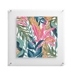 83 Oranges Botanicalia Floating Acrylic Print
