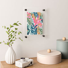 83 Oranges Botanicalia Floating Acrylic Print