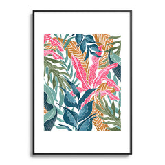 83 Oranges Botanicalia Metal Framed Art Print