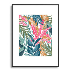 83 Oranges Botanicalia Metal Framed Art Print