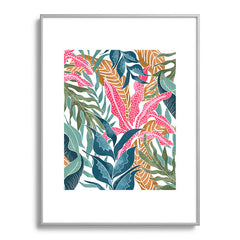 83 Oranges Botanicalia Metal Framed Art Print