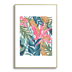83 Oranges Botanicalia Metal Framed Art Print