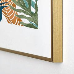 83 Oranges Botanicalia Metal Framed Art Print