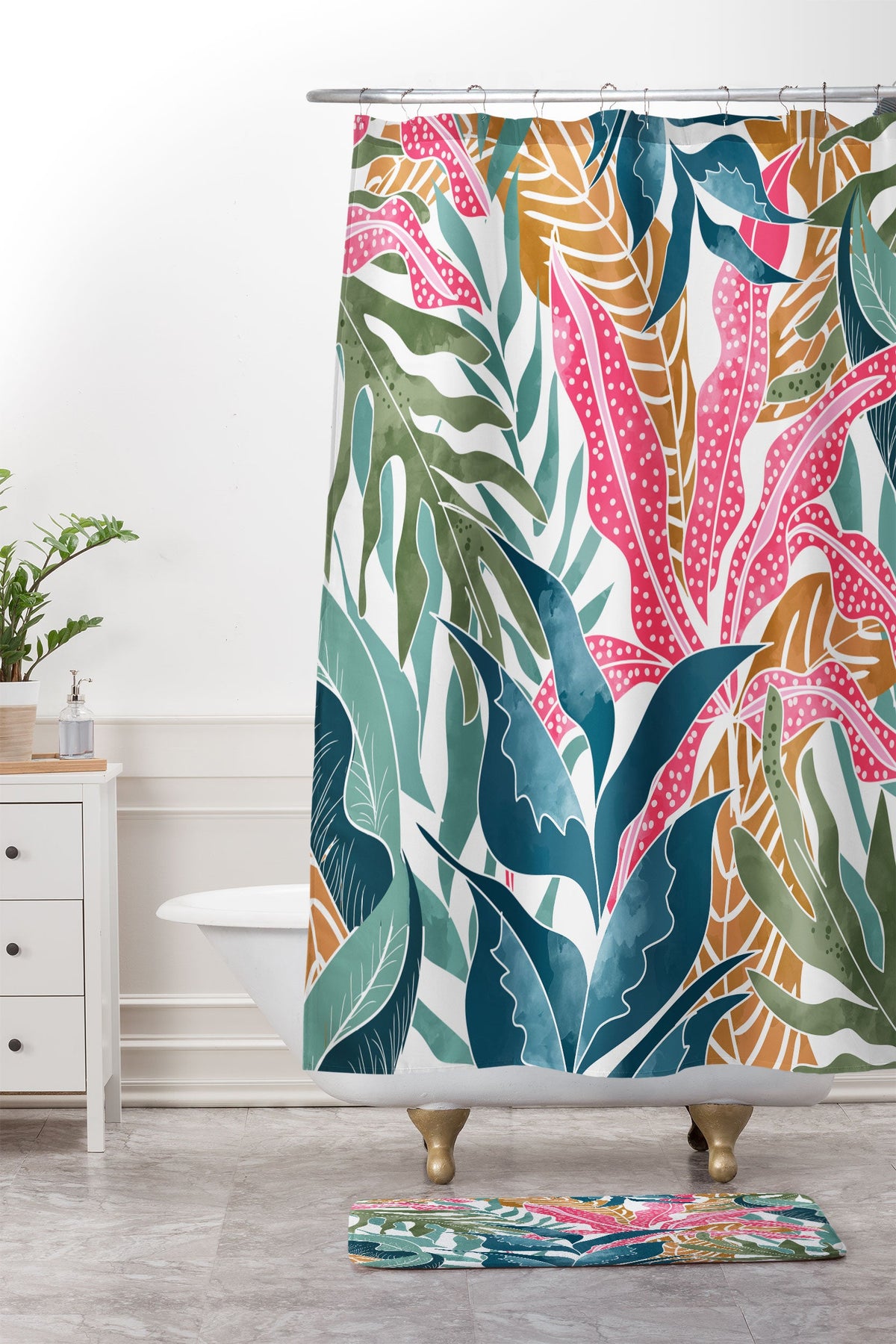 83 Oranges Botanicalia Memory Foam Bath Mat