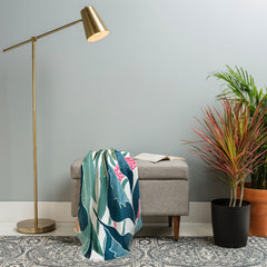 83 Oranges Botanicalia Throw Blanket