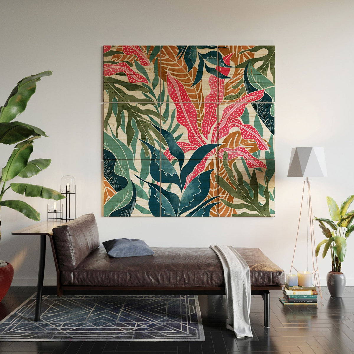 83 Oranges Botanicalia Wood Wall Mural