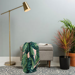 83 Oranges Botany Throw Blanket