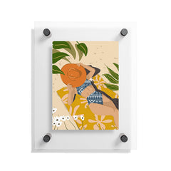83 Oranges Bring Your Own Sunshine Floating Acrylic Print