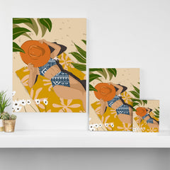 83 Oranges Bring Your Own Sunshine Art Canvas