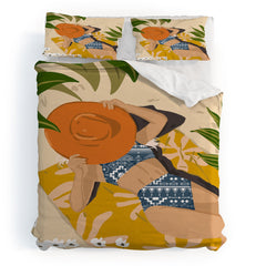 83 Oranges Bring Your Own Sunshine Duvet Cover